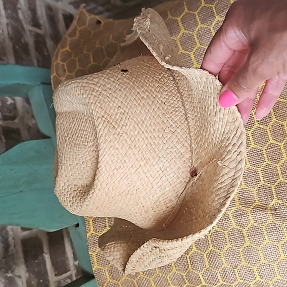 Panama Jack Seashell Straw Beaded Hat - Picture 3 of 5